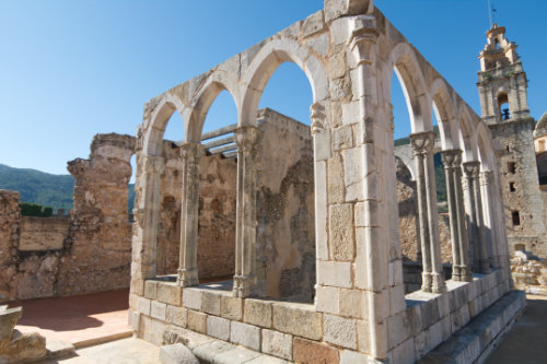 Claustro superior del palacio abacial del monasterio de la Valldigna